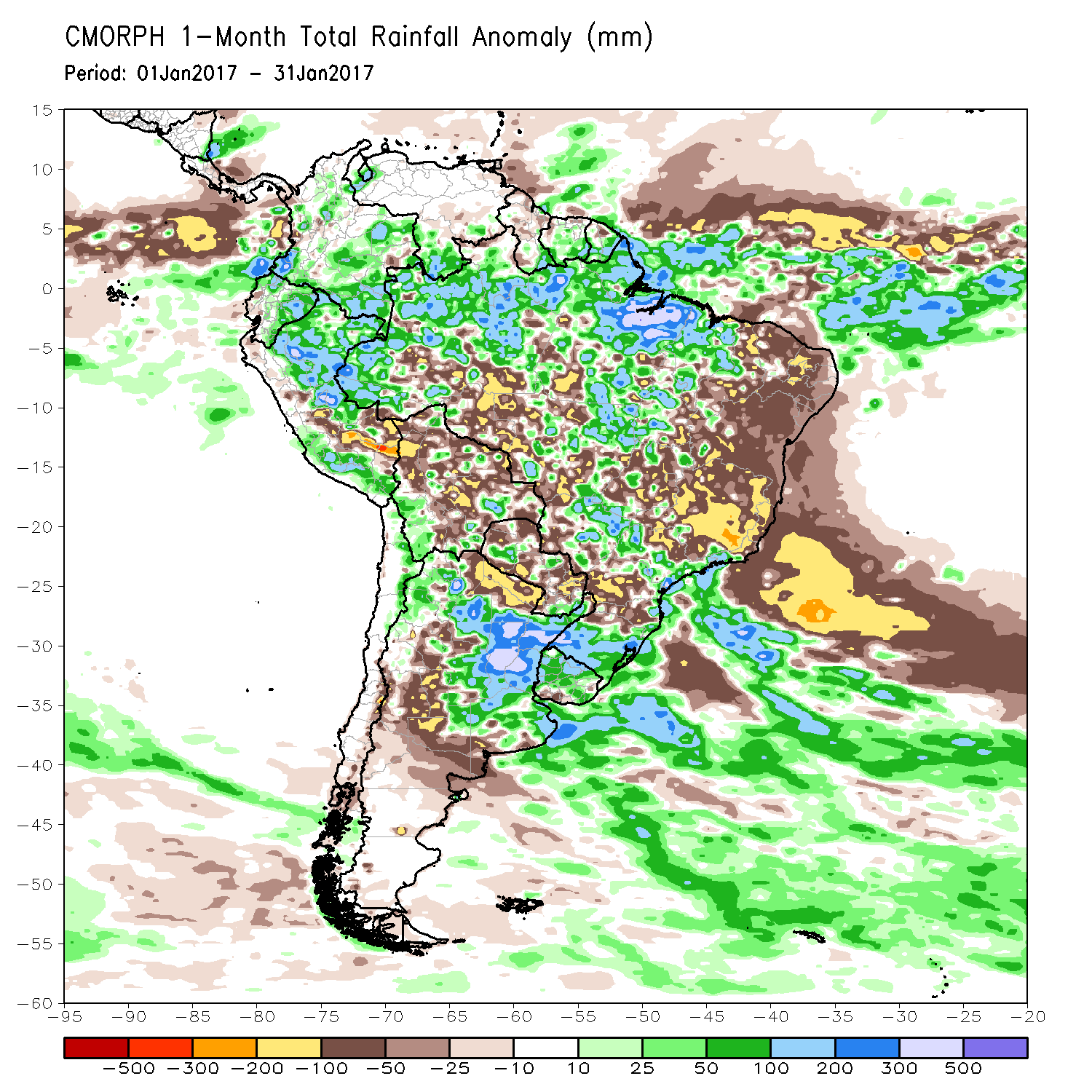 #AG #AGwx 2/2/17 South America Update – A look back at January and the forecast ahead. K.