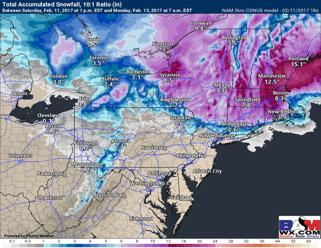 2.11 PM Storm Analysis Video and Updated Snow Map!