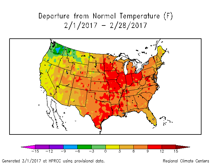 February Month in Review. #AGwx #Energy #Natgas