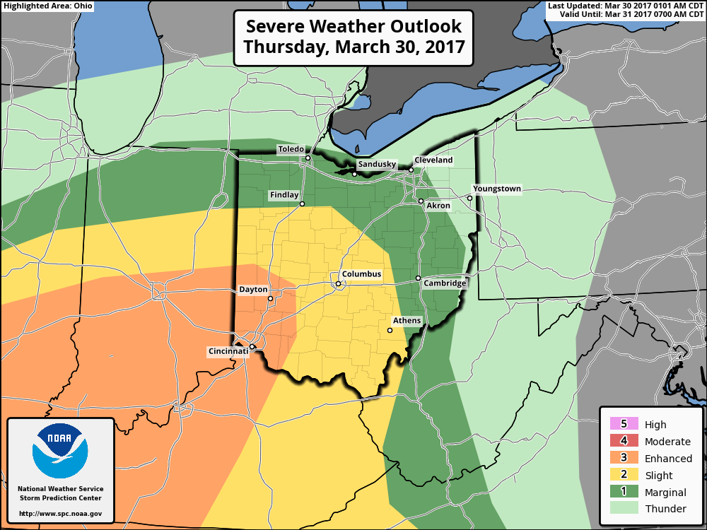 #PAwx #OHwx Zone 5 Update: Gusty Storms Possible Tonight. Details Here!