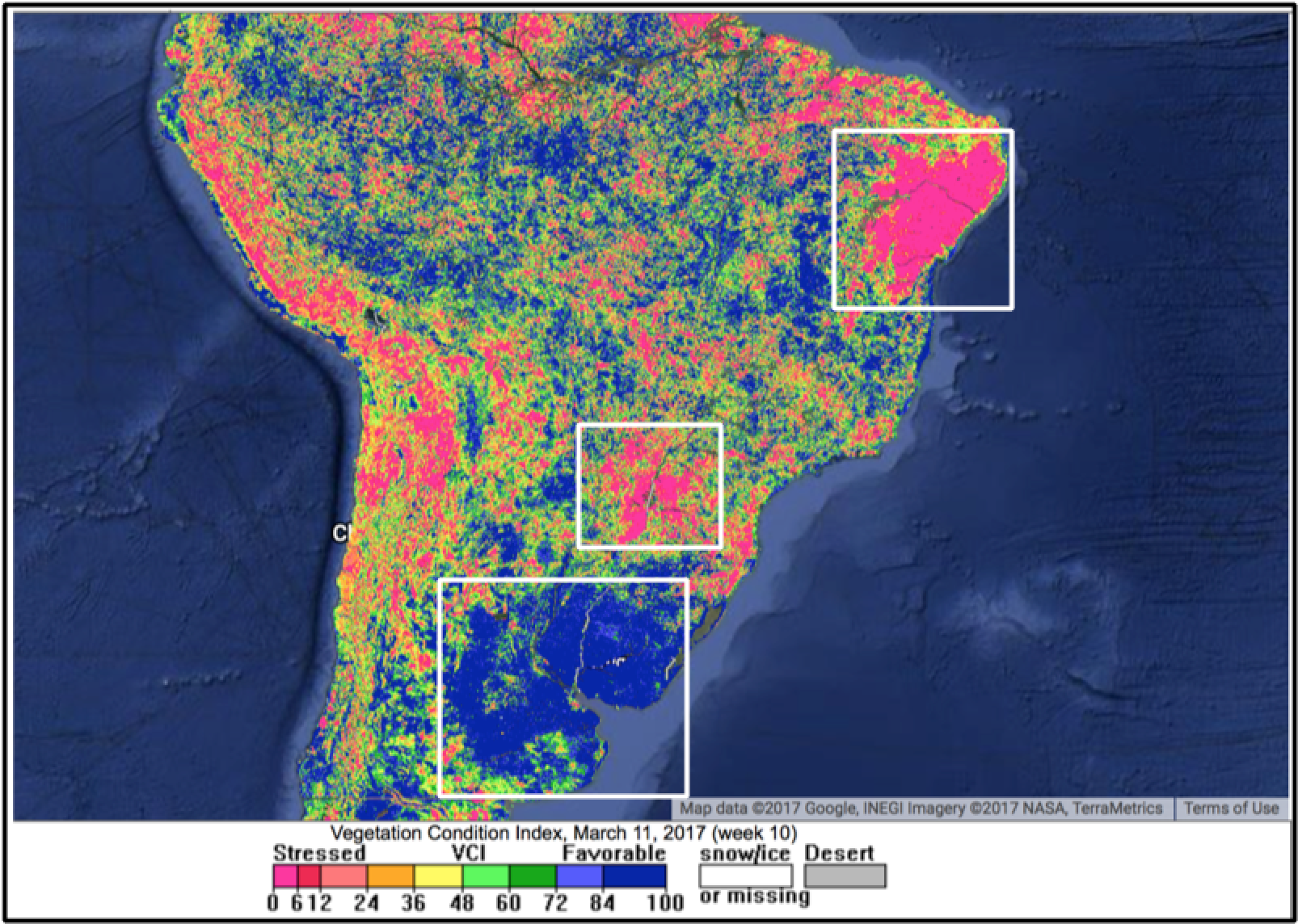 #AGwx #Harvest17 Tue South America: Discussing long-range thoughts into April and beyond. K.