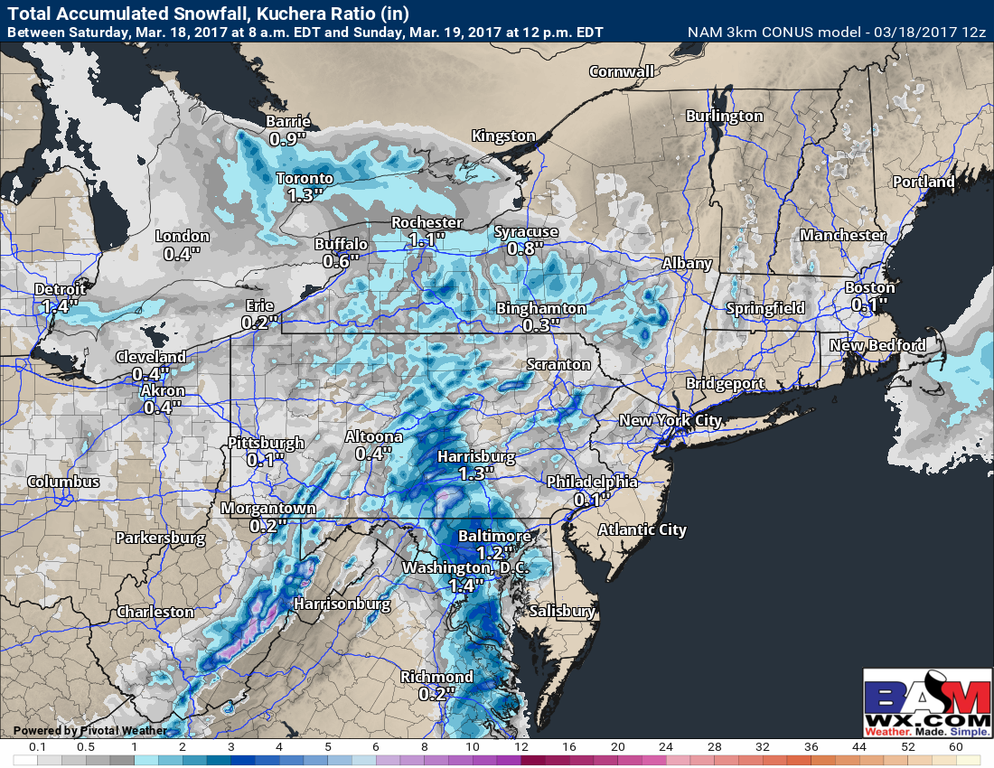 #PAwx #NYwx #NJwx #CTwx #MAwx #RIwx Quick PM Update: Low Impact Snow Showers Possible Tonight. E.