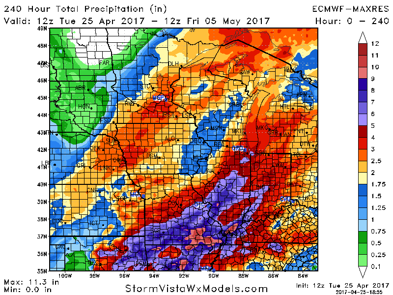 Afternoon #AGwx Report: Honing in on flooding rains…becoming seriously concerned. M.