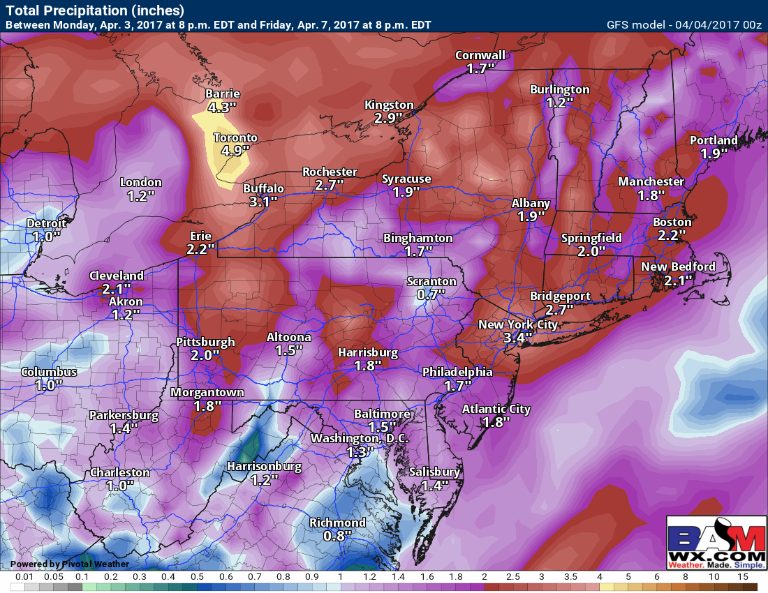 #CTwx #MAwx #RIwx #PAwx #OHwx #NYwx #NJwx Very Active Week Ahead! Details Here! E.