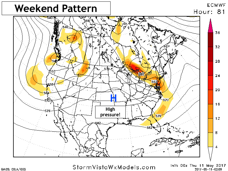 #IAwx #MOwx #NEwx #KSwx Dry Stretch This Weekend, Turning Active and Warmer Next Week. E.