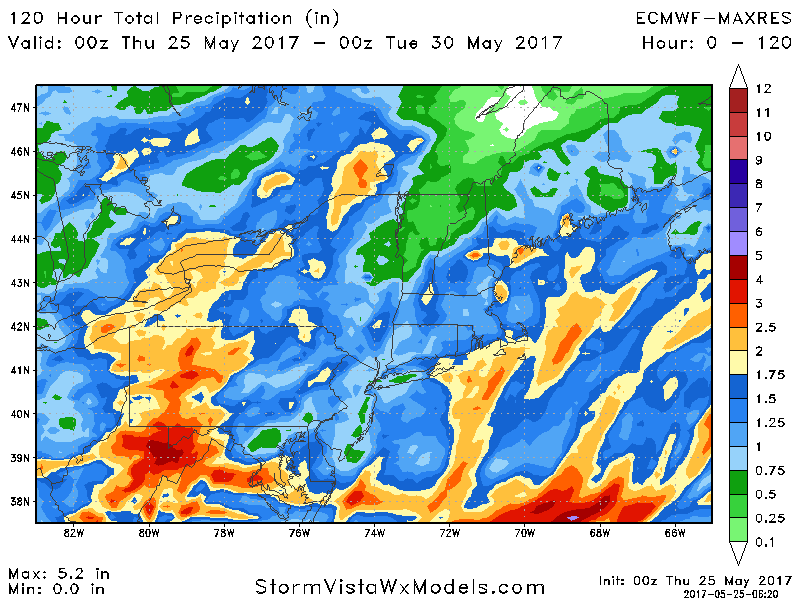 #PAwx #NYwx #NJwx #CTwx #MAwx #RIwx Nasty Day Today, Variable Memorial Day Forecast. E.