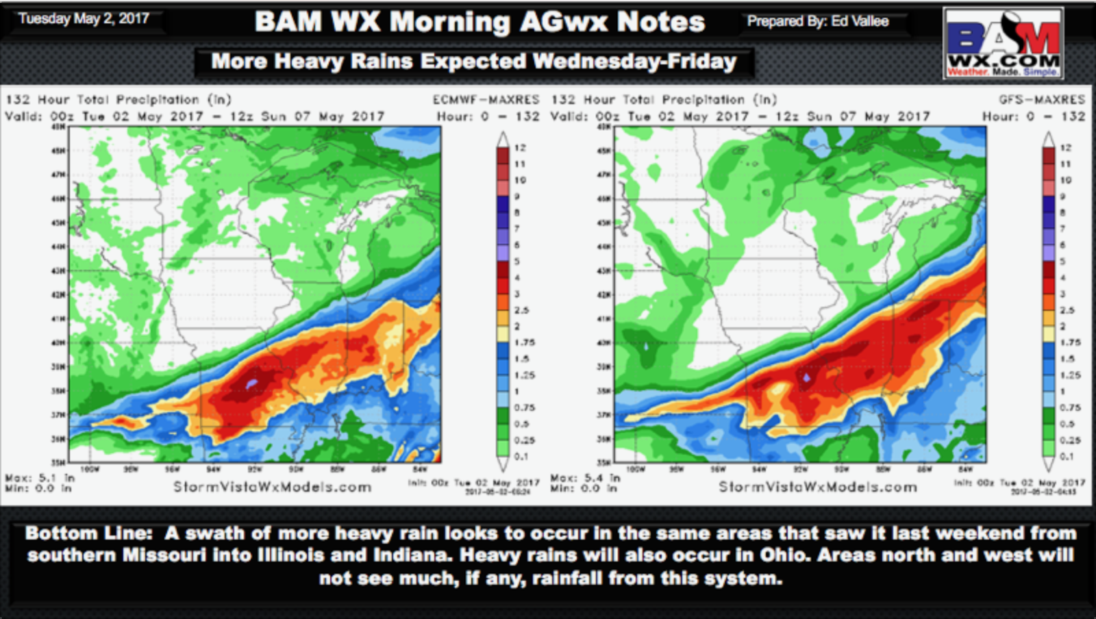 #AGwx #Plant17 Discussing flooding risks this week…hard frost threats as well? M.