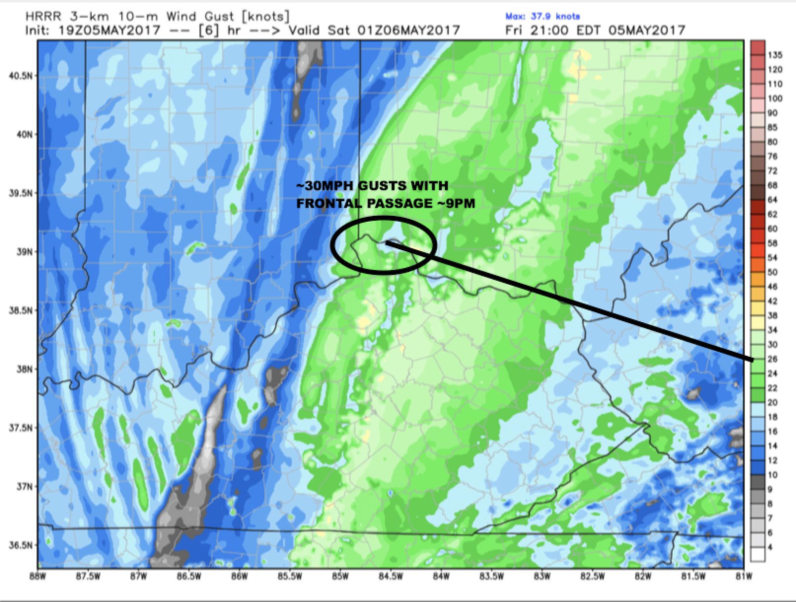 Friday evening forecast update.