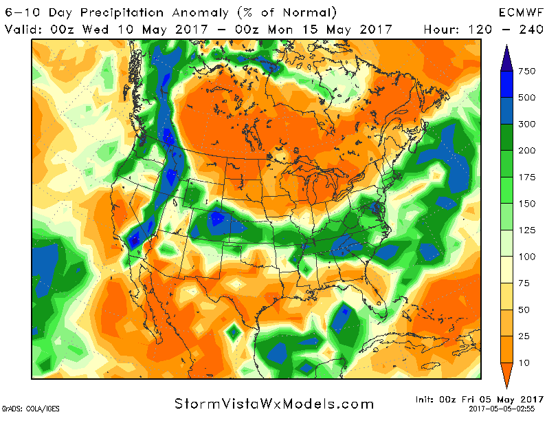 #AGwx #NEwx #KSwx #MOwx #IAwx Dry, warm pattern doesn’t last? Active pattern looks to continue. K.