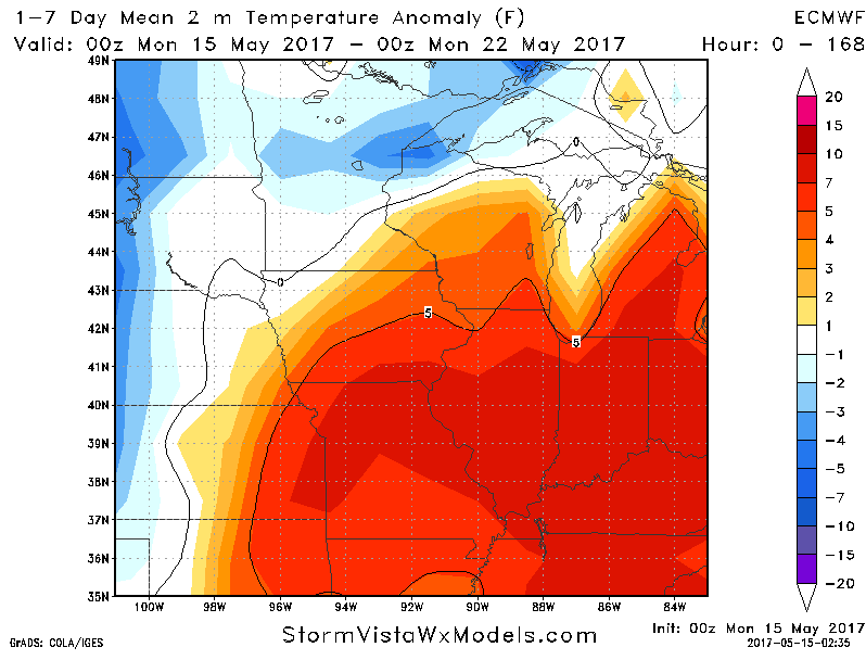 #INwx #OHwx Very warm week, storms possible as well…complex forecast. Details here! K.