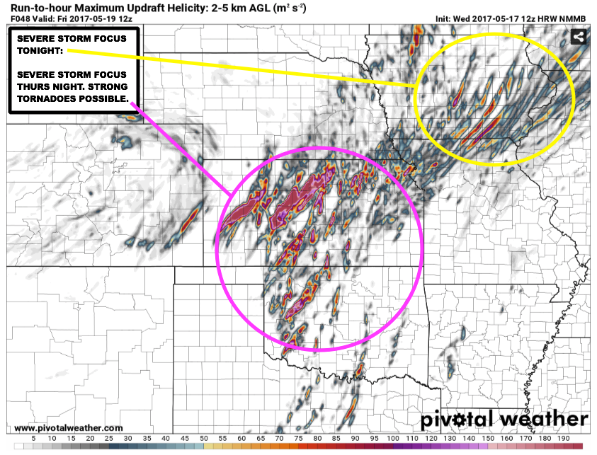 #NEwx #IAwx #KSwx #MOwx Strong storms tonight. Violent storms Thurs night. Update here. M.