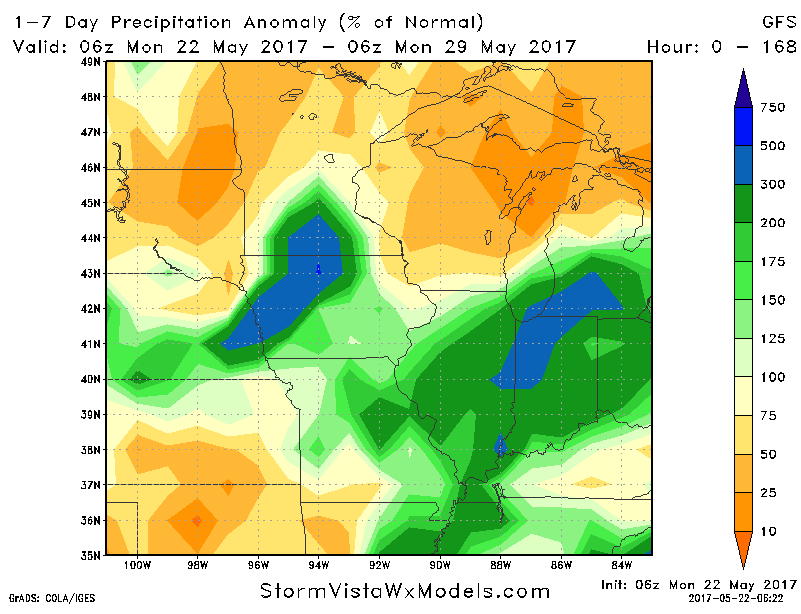 #ILwx Cool This Week With Numerous Rain Chances, Cool Into June As Well? Details Here! E.