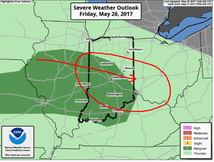 #INwx #OHwx Discussing the risks for multiple rounds of heavy rains/strong storms this wknd. K.