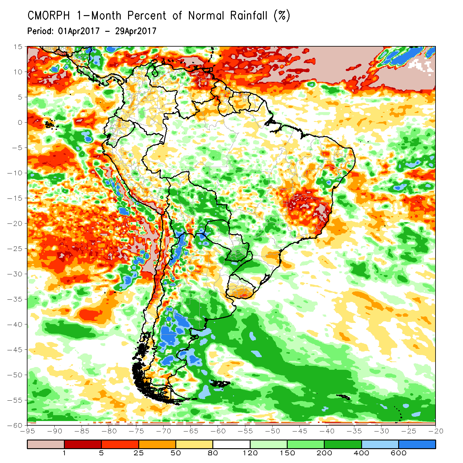 #AGwx #Harvest17 Mon South America: April overview + May forecast ahead! K.