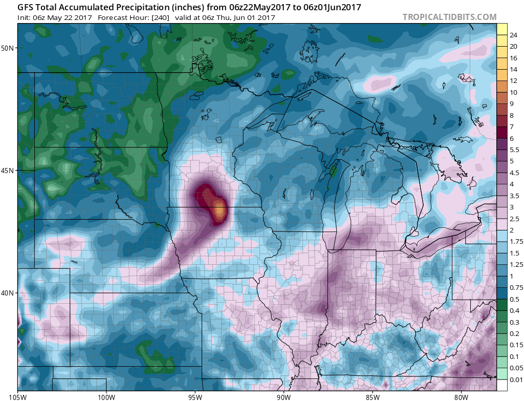 #NDwx #SDwx #MNwx #WIwx Active and Cool This Week, Regime Continuing Into June? E.