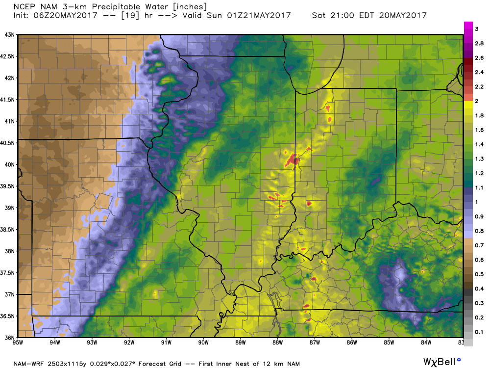 #ILwx #INwx #OHwx Targeting strong storms & heavy rains this wknd. K.