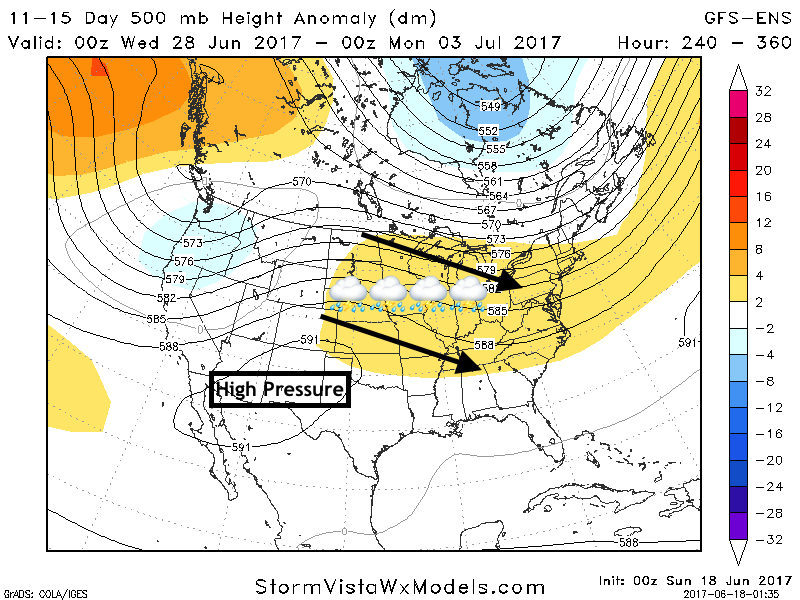 Sunday #AGwx Update: Active and Cooler End to June, Discussing July Risks. E.