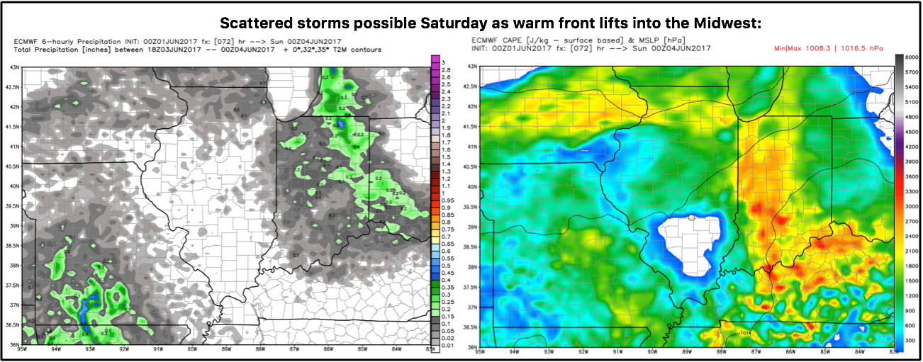 #ILwx #INwx #OHwx Nice weather to start June…still concerned for storms this weekend. K.