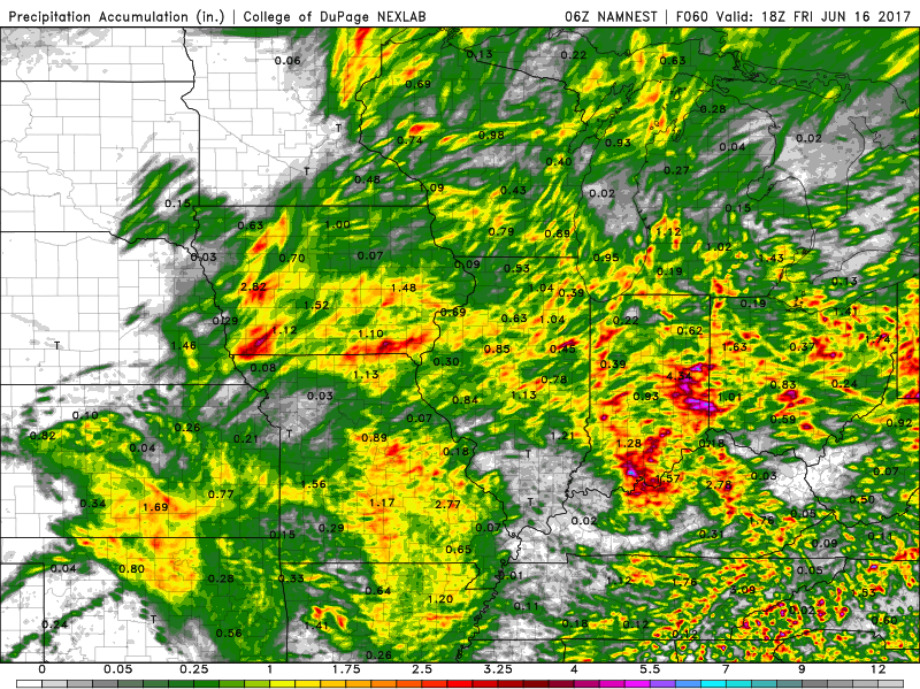 #ILwx #INwx #OHwx Heavy T’storms some strong w/flash flooding next 48hrs. M.