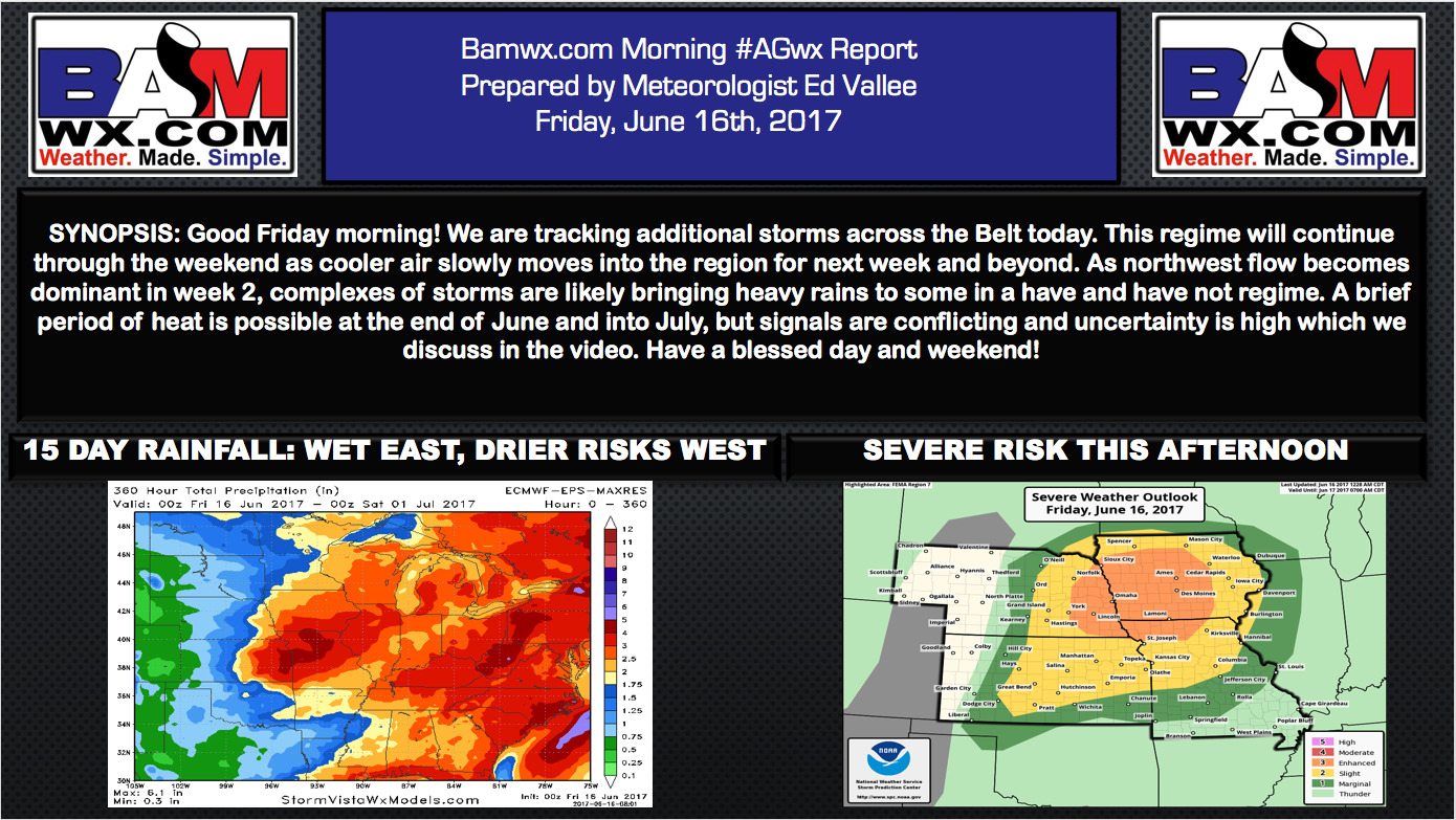 Friday #AGwx Report: Discussing Weeks 3 and 4 Risks