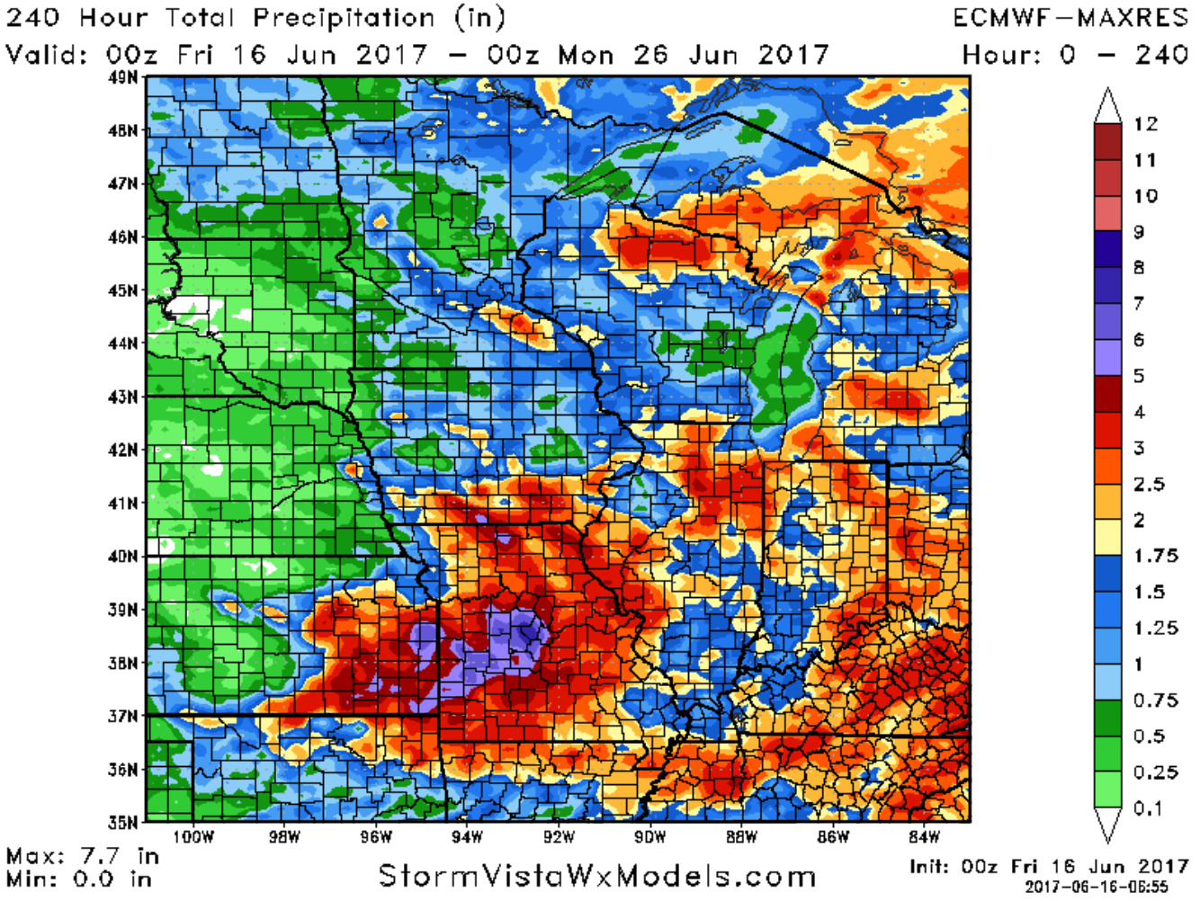 #ILwx #INwx #OHwx Stormy/hot next 48hrs..a cool down looms. M.