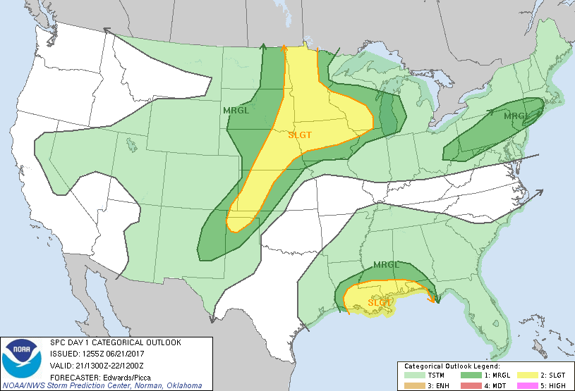 #MNwx #NDwx #SDwx #WIwx Severe Risk Today, Cooler Into The Weekend. E.