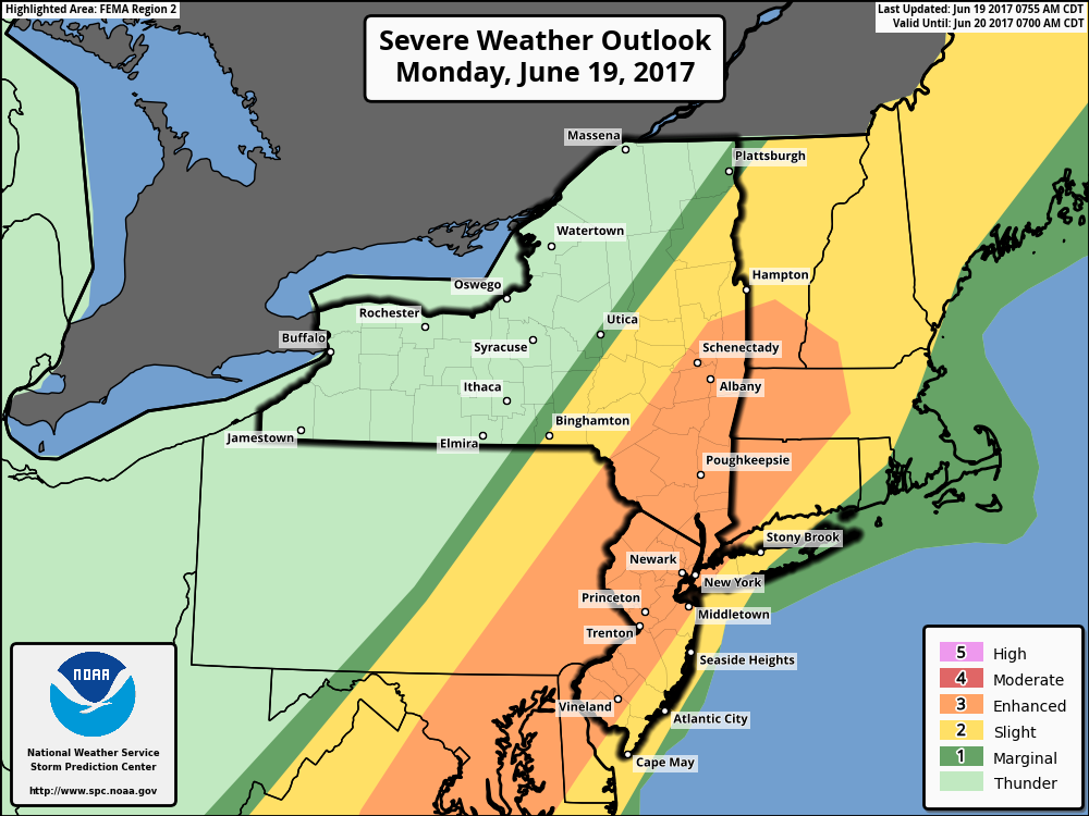 #PAwx #NYwx #NJwx #CTwx #MAwx #RIwx Severe Weather Expected Today! E.