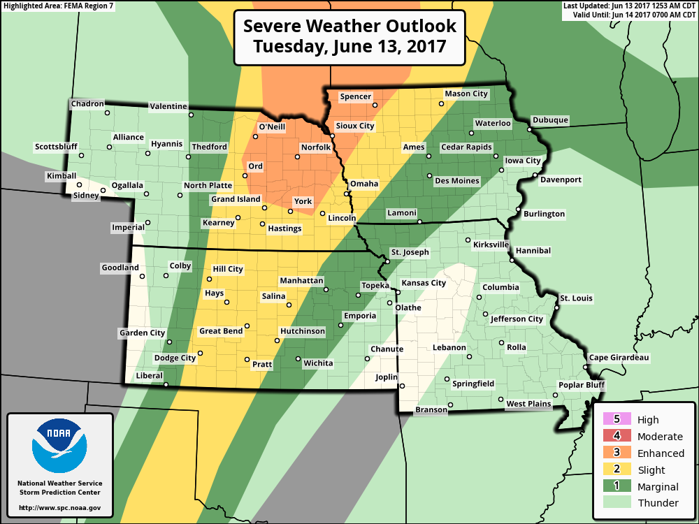 #IAwx #NEwx #KSwx #MOwx Multiple Storm Chances This Week, Heat Continues. E.