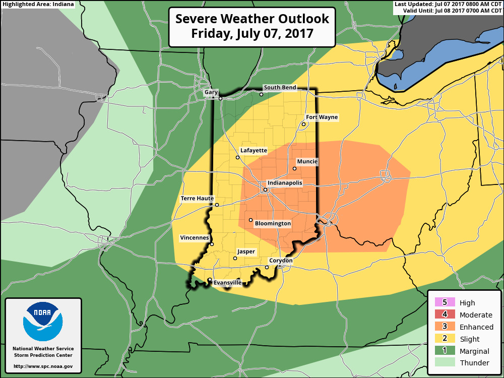#ILwx #INwx #OHwx #KYwx Severe storms possible today along with very heavy rainfall. K.