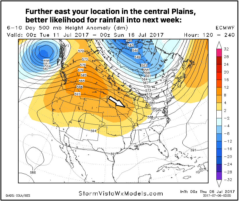 #NEwx #KSwx #MOwx #IAwx #AGwx Storms possible into Fri…we get warm into next wk with active NW flow. K.