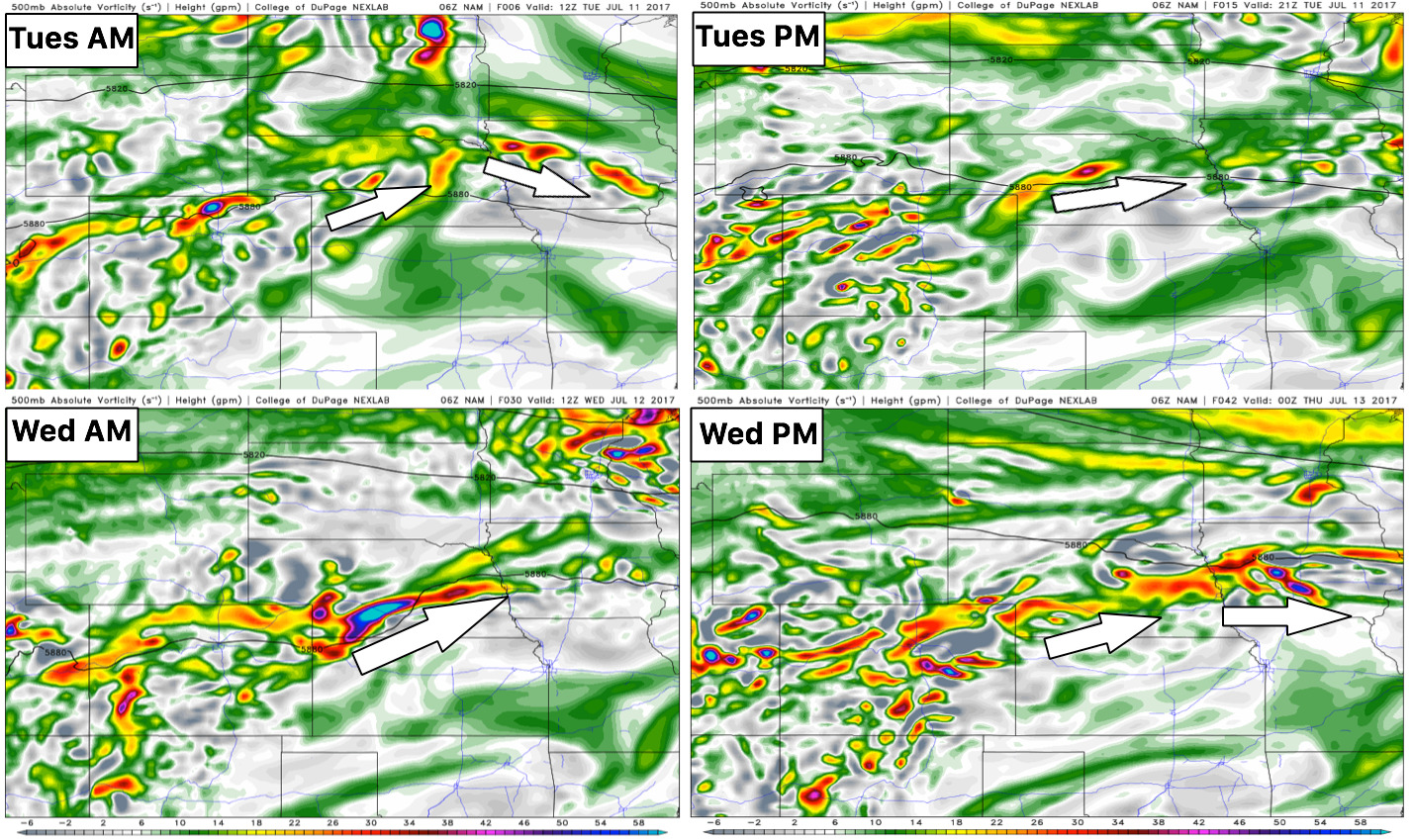 #NEwx #KSwx #MOwx #IAwx Detailed analysis of storms riding around the ridge thru late wk. K.