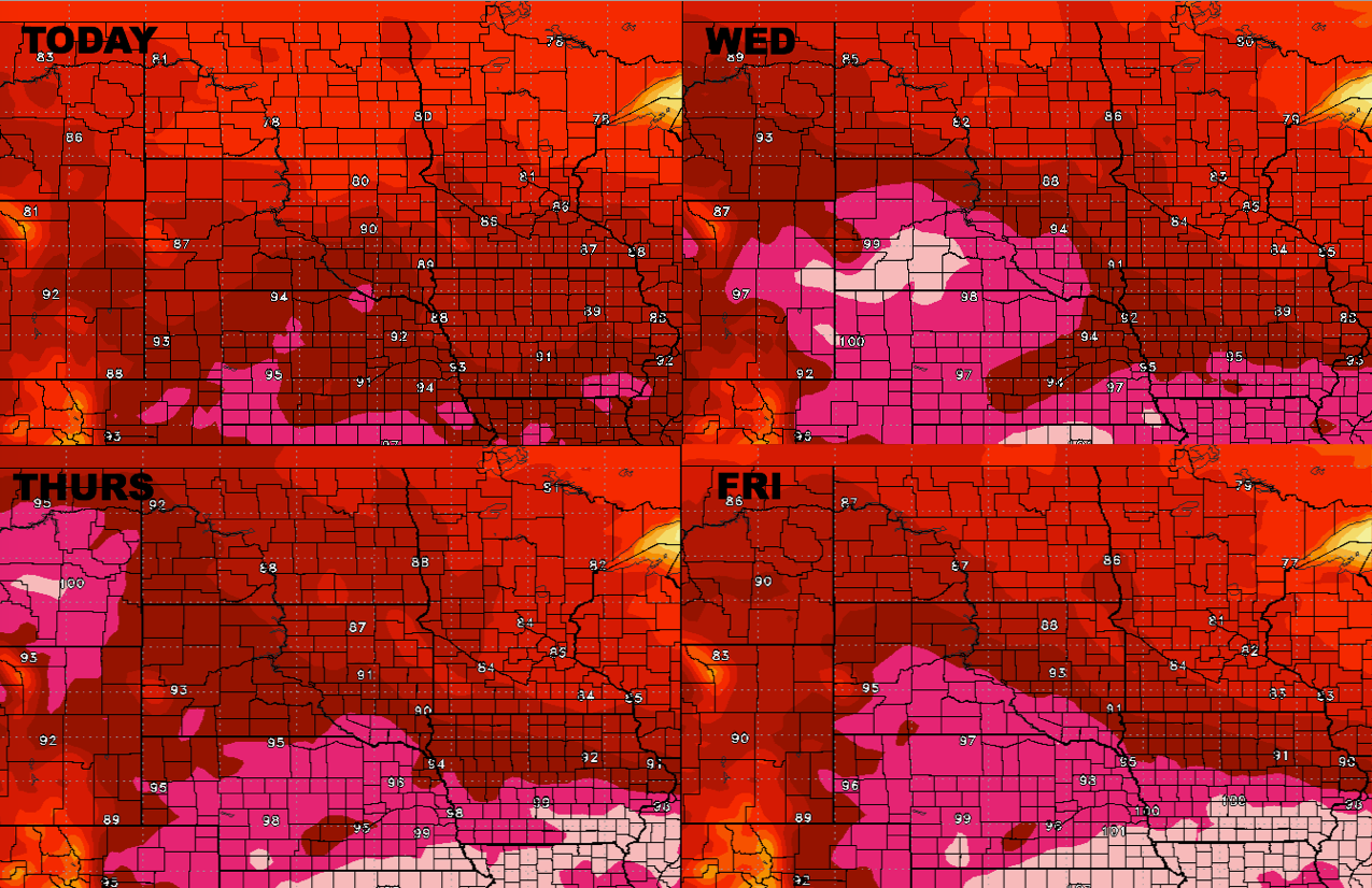 #NDwx #SDwx #MNwx #WIwx Discussing multiple storm chances into late week. K.