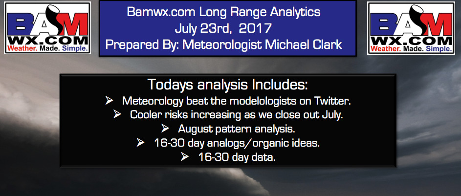 Sunday evening in-depth #AGwx analysis on the next 2 weeks ahead. M.