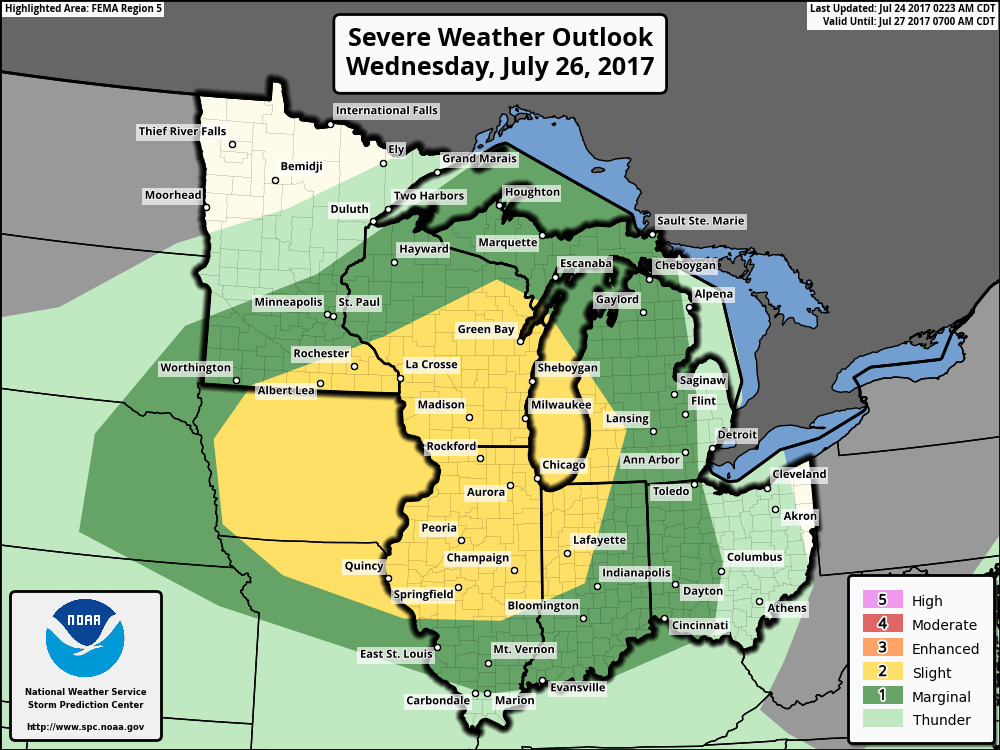 #ILwx #INwx #OHwx #KYwx Unsettled weather mid-week…strong storms? Details here! K.