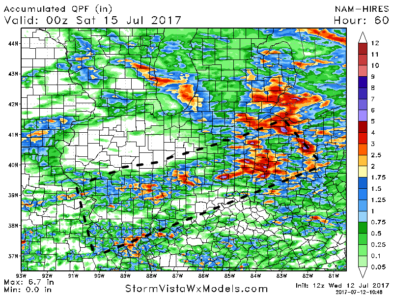 #ILwx #INwx #OHwx #KYwx Strong storms + possibly flash flooding thru Thurs. K.