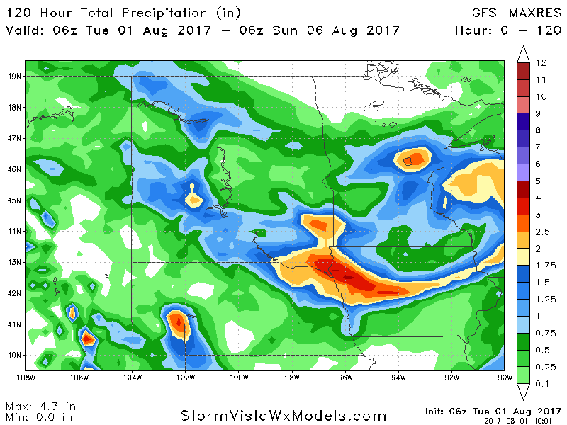 #MNwx #NDwx #SDwx #WIwx Widespread Rains Coming Midweek. E.