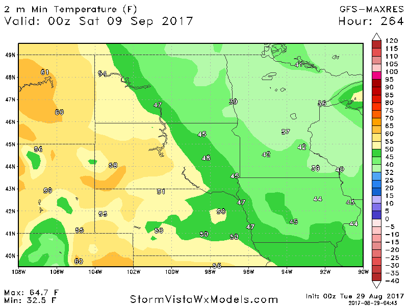 Northern Plains Update: Drier Pattern This Week, Trending Cooler Especially East. E.