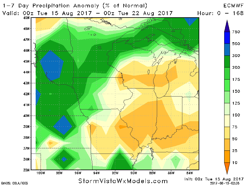 Tuesday Ag Weather Update: Discussing rainfall and temperature risks next 2 weeks. E.