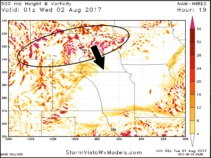 #NEwx #KSwx #MOwx #IAwx Storm chances increase mid to late week.  Much cooler late week. N.