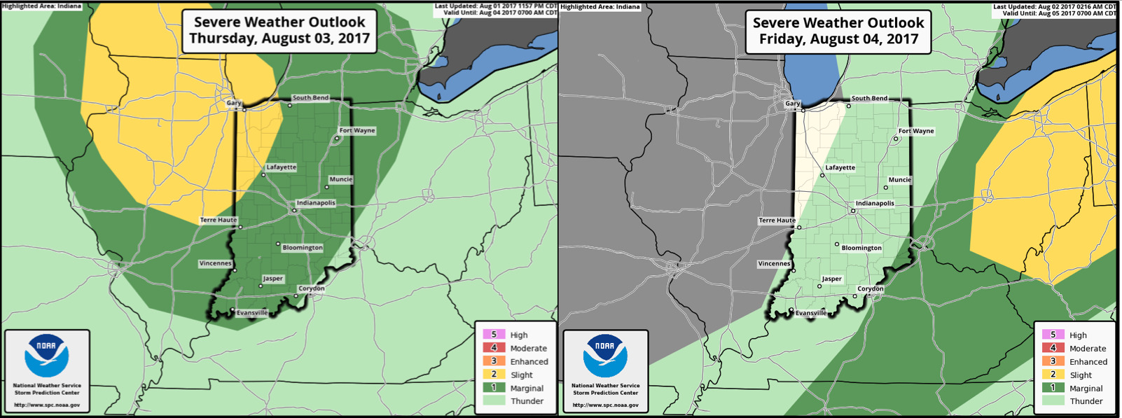 #INwx #ILwx #OHwx #KYwx Update on storm chances into late week. N.