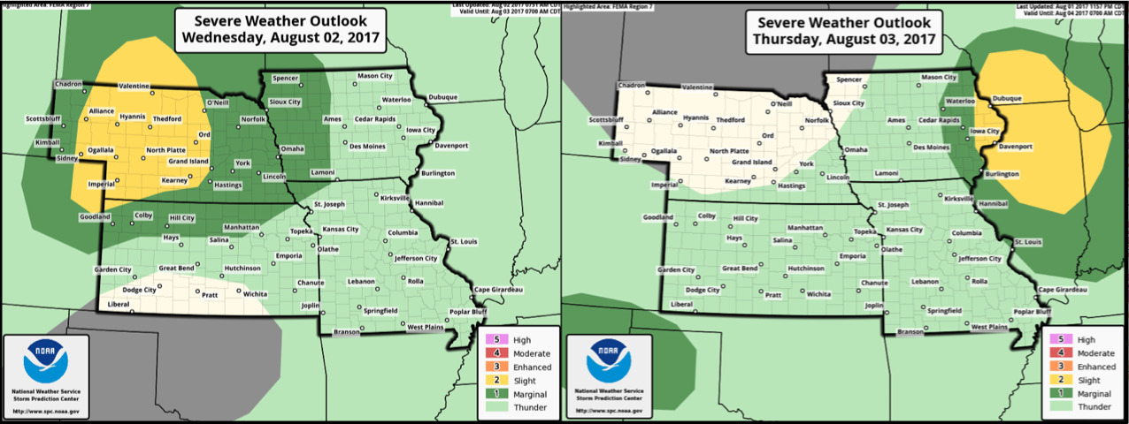 #NEwx #KSwx #MOwx #IAwx Storm risks today into Thursday…much cooler air late week. N.