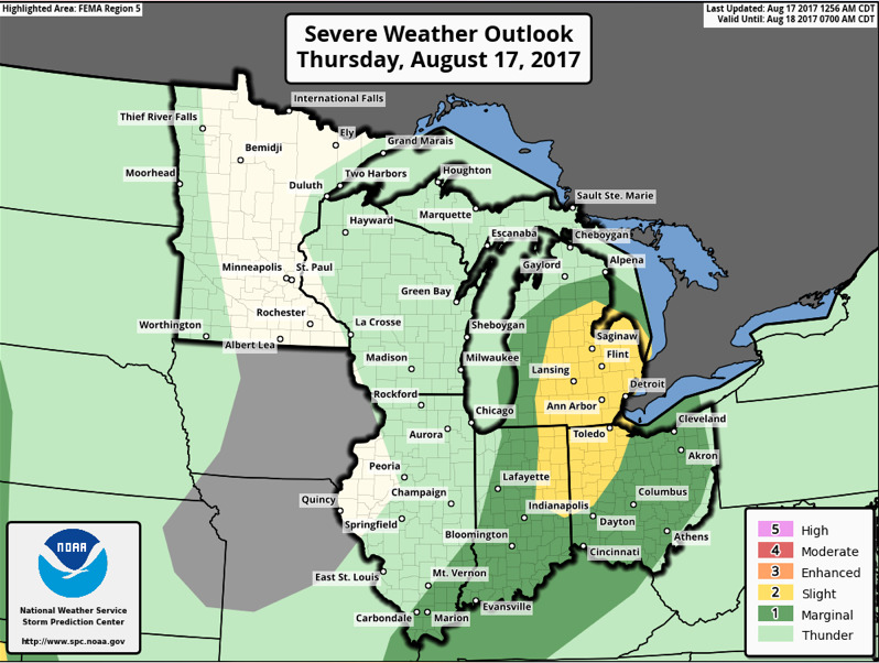 Ohio Valley Forecast: Sct’d storms works east today (some strong possible)…solar eclipse update as well! K.