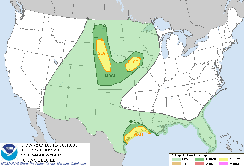 Plains Weather Update: Severe Weather Expected For Some Into Saturday. E.