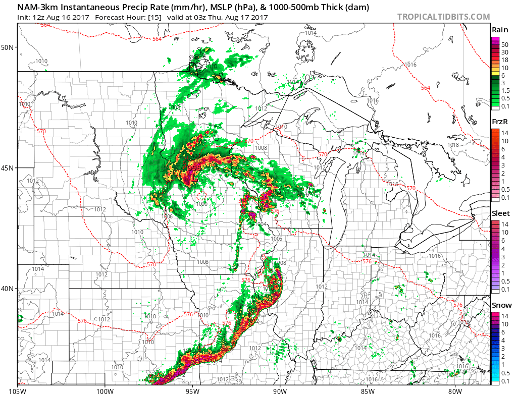 Plains Weather Update: Tracking Severe Storms and Flooding Rains Into Tonight. E.