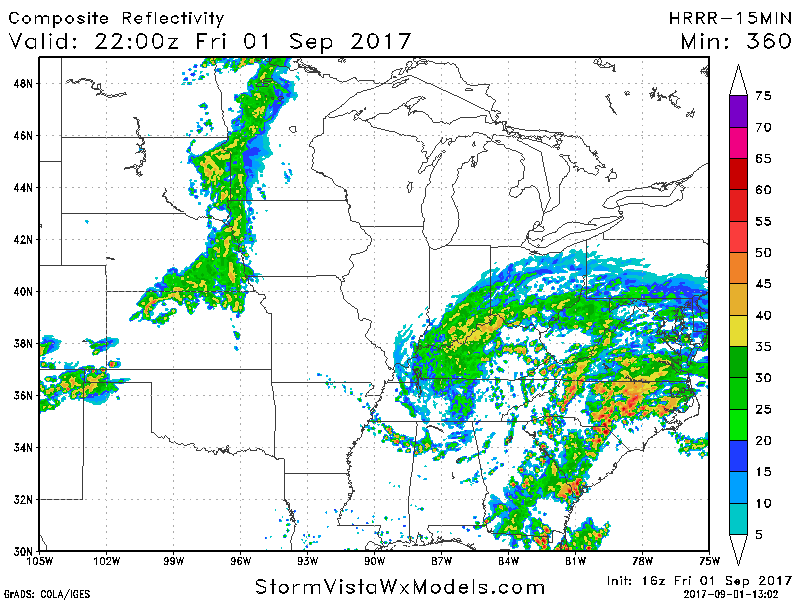 Plains Zone 8/9 PM Update: Latest on Rainfall Chances Into Saturday. E.