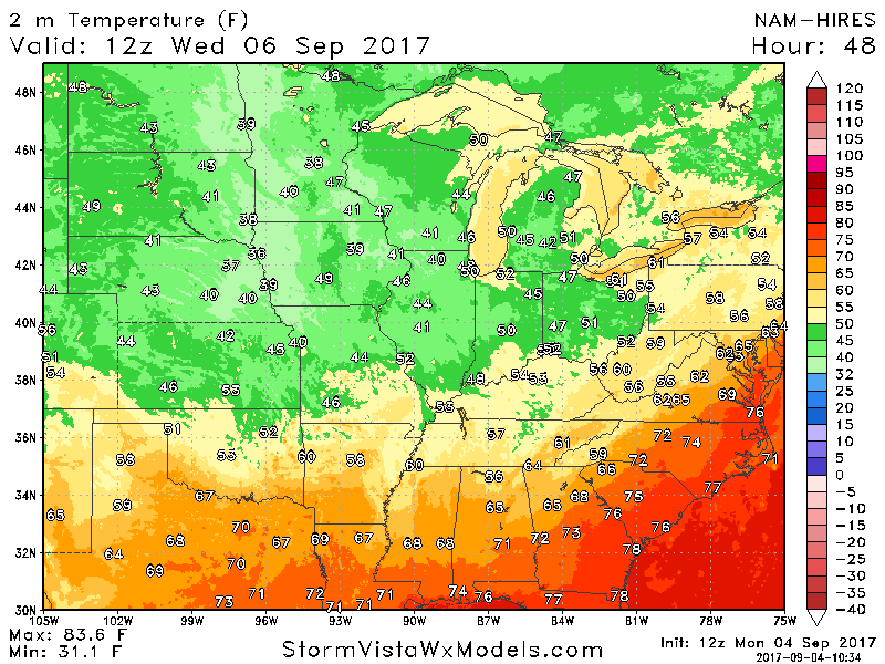 Plains Forecast Update: Quick Update on Frost Potential. E.