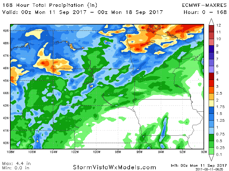 Northern Plains Update: Turning Much Wetter This Week! E.