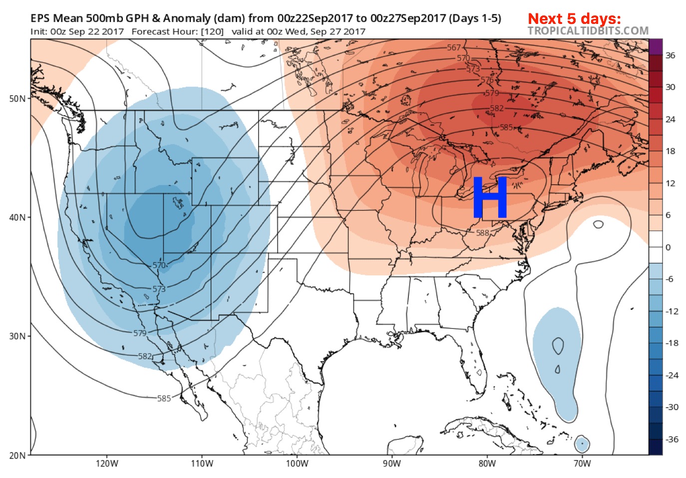 OHV Forecast Update: Isolated pulse storms possible today…overall dry, very warm pattern continues. K.