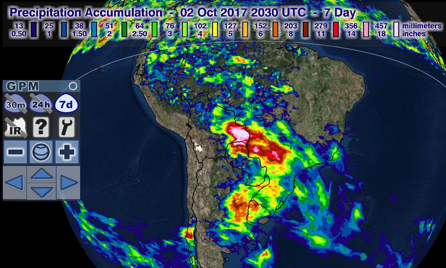 10-3-17 South America: Update on weeks 3-4…dry concerns surfacing again across parts of Brazil? K.