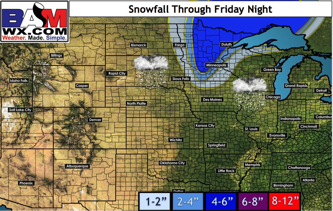 10-26-17 North Dakota Update: Monitoring Snow Through Friday, Cold Next Week! E.